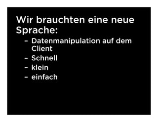 Emanzipiertes JavaScript und das Coming Out der Flash Community