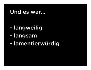 Emanzipiertes JavaScript und das Coming Out der Flash Community