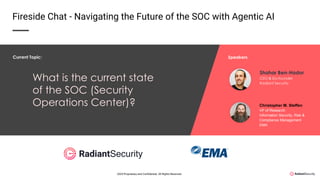 Navigating the Future of Security Operations Centers (SOC) with Agentic ...