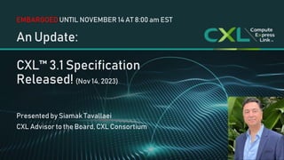 Ocp Cxl CXL at OCP | PPTX