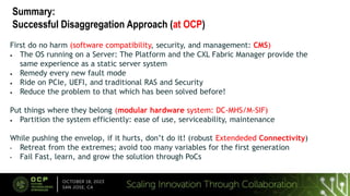 Ocp Cxl CXL at OCP | PPTX