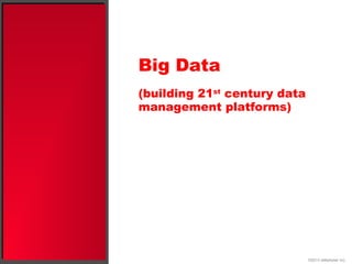 Big Data
(building 21st century data
management platforms)
©2013 eMarketer Inc.
