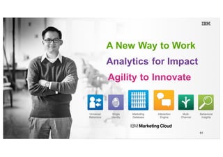 Agility  to  Innovate
Analytics  for  Impact
A  New  Way  to  Work
51
 