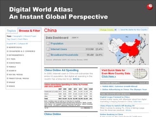 Digital World Atlas:  An Instant Global Perspective 