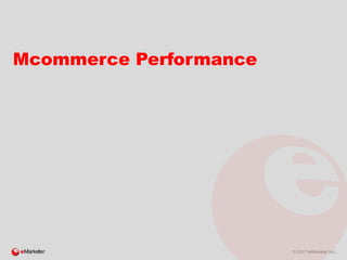 © 2017 eMarketer Inc.
Mcommerce Performance
 