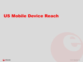 © 2017 eMarketer Inc.
US Mobile Device Reach
 