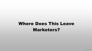 © 2016 eMarketer Inc.
Where Does This Leave
Marketers?
 
