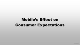 © 2016 eMarketer Inc.
Mobile’s Effect on
Consumer Expectations
 