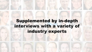 © 2015 eMarketer Inc.
Supplemented by in-depth
interviews with a variety of
industry experts
 