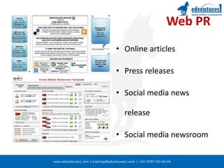 Web PROnline articlesPress releasesSocial media news releaseSocial media newsroom