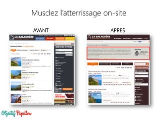 Musclez l’atterrissage on-site
AVANT APRES
 
