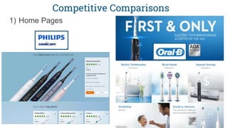 Competitive Comparisons
1) Home Pages
 