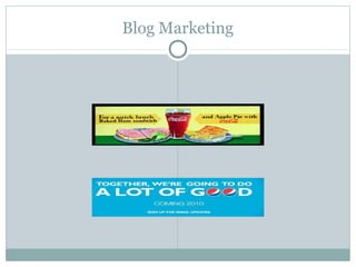 Blog Marketing
 