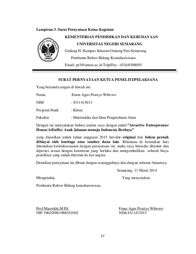 Emas Agus Prastyo Wibowo Universitas Negeri Semarang Pkmgt Pdf