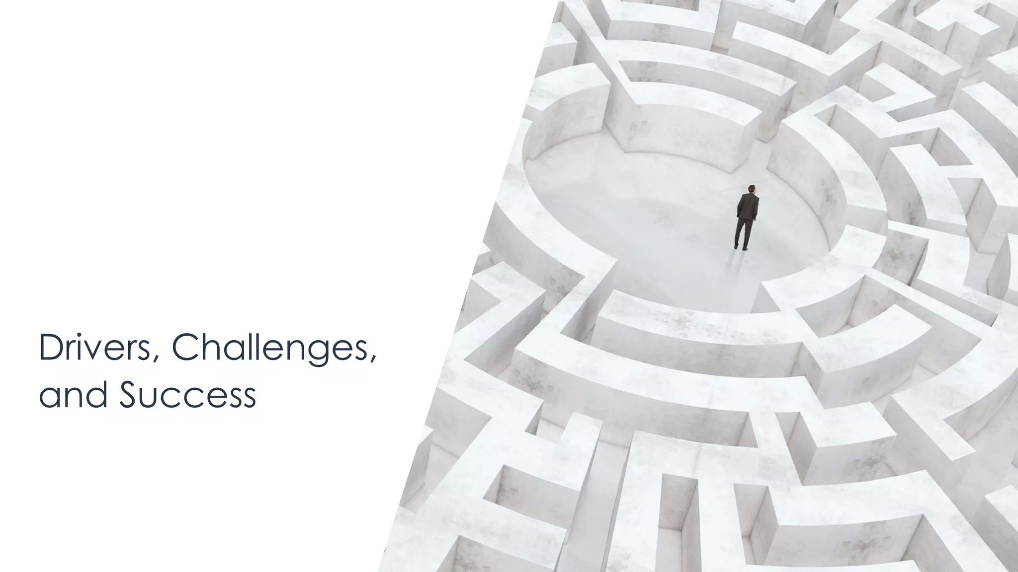 Drivers, Challenges,
and Success
 