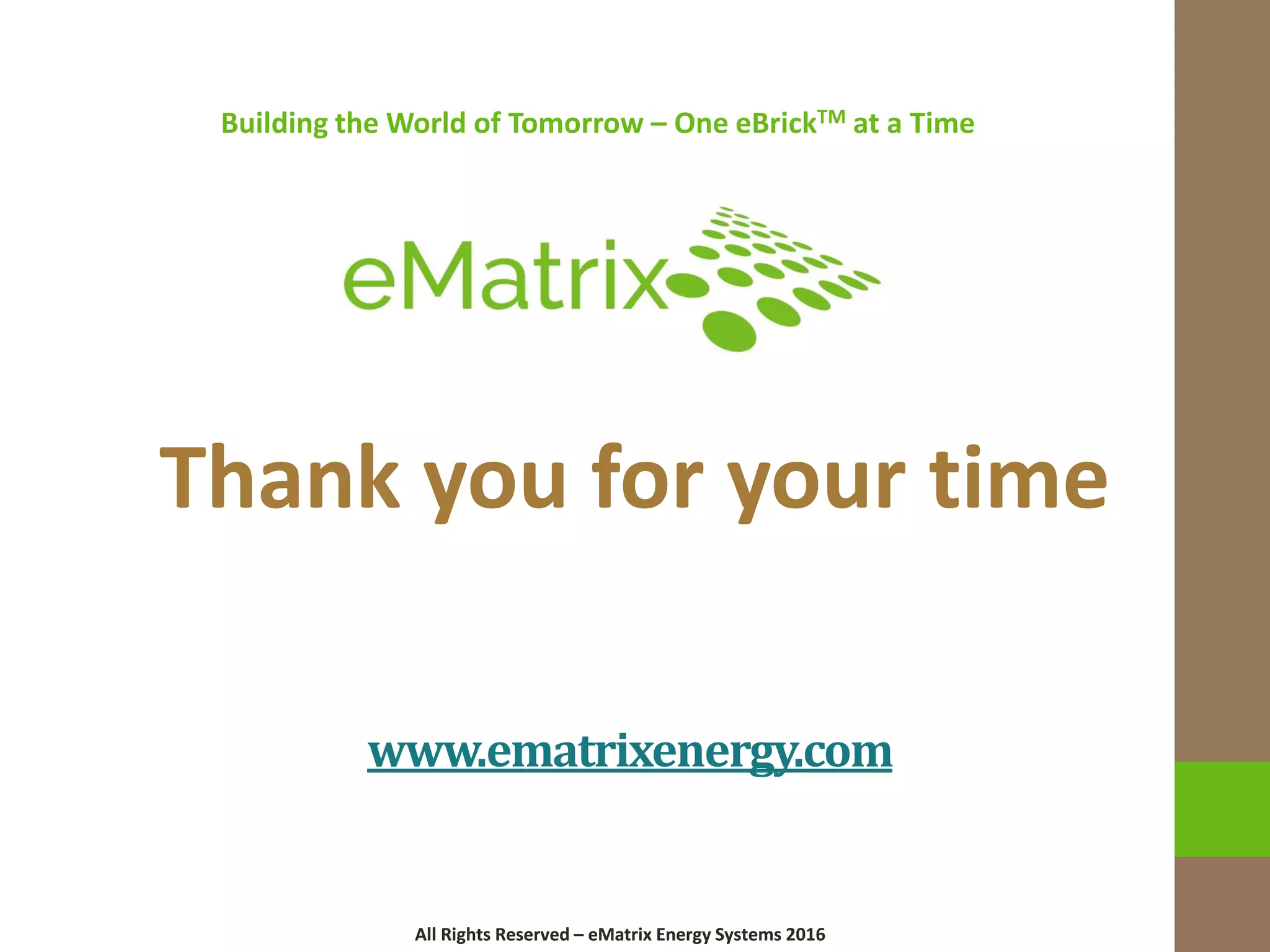 eMatrix Energy Systems pitch | PDF