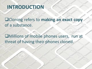 Mobile phone technology