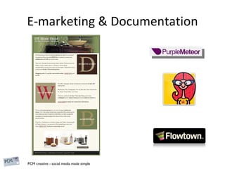 E-marketing & Documentation 