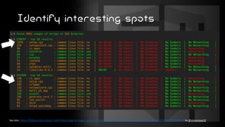 Identify interesting spots
See also: https://flattsecurity.medium.com/finding-bugs-to-trigger-unauthenticated-command-injection-in-a-netgear-router-psv-2022-0044-2b394fb9edc by @stereotype32
 