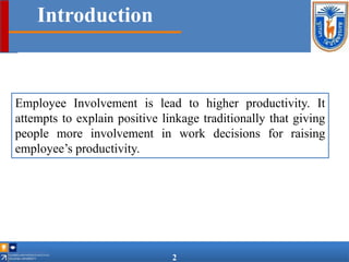 Employee Involvement | PPTX