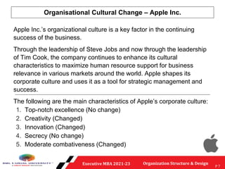 what type of business structure is apple
