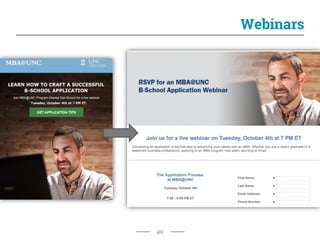 40
Webinars
 