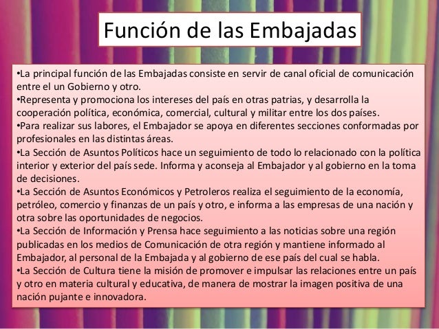 Embajadas
