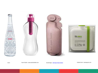 Karim Rashid - www.waterbobble.com Andrea Ponti - andreaponti.comBrandimage- 360 Paper Water BottleEvian
 