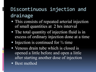 Draining Using Injection Embalming all points | PPTX