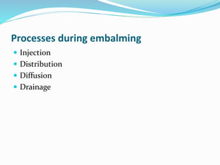 Embalming i ii & iii | PPTX