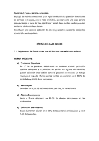 Embarazo   índice de contenidos