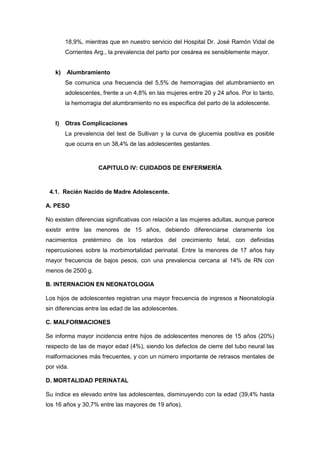 Embarazo   índice de contenidos