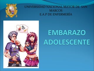 UNIVERSIDAD NACIONAL MAYOR DE SAN
MARCOS
E.A.P DE ENFERMERÌA
 