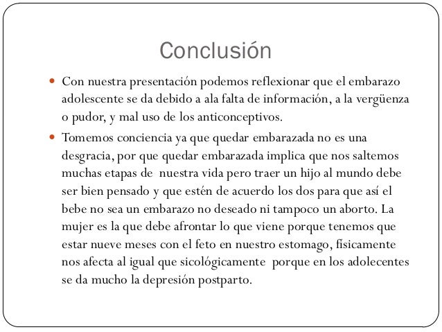 Embarazo adolescente