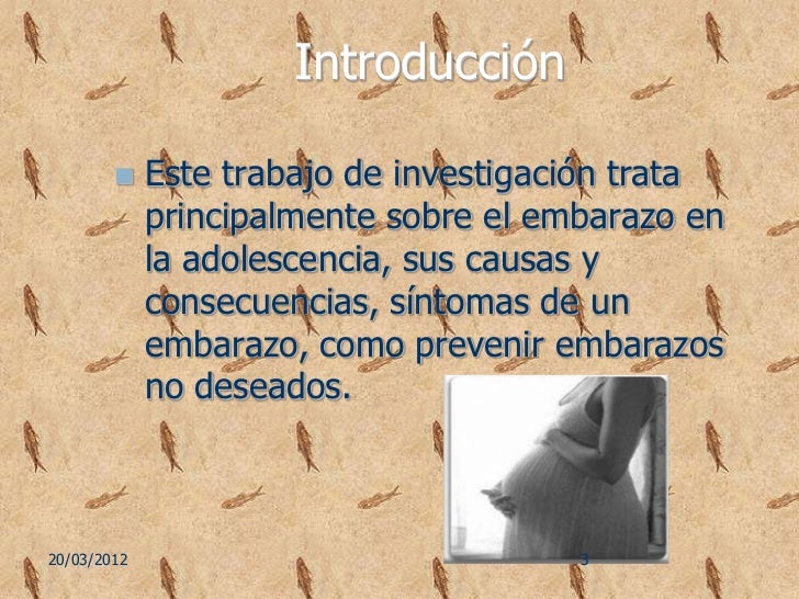 Embarazo en adolescencia
