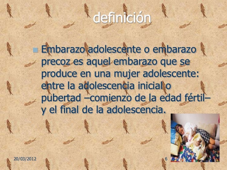 Embarazo En Adolescencia
