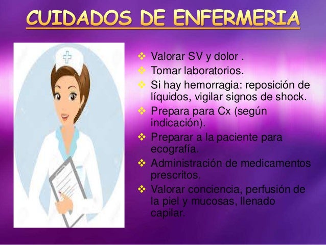Embarazo Ectopico Medicamento Cuidados De Enfermeria