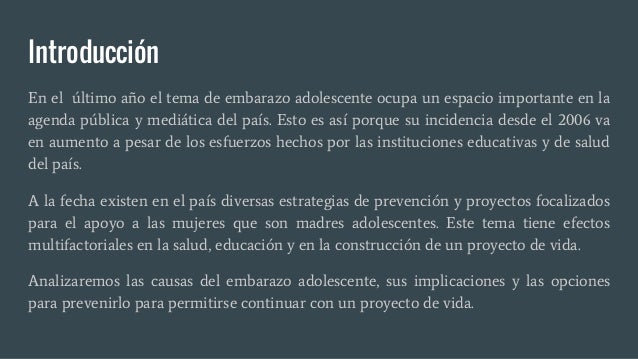 Alerta Embarazo Adolescente Cultura Y Vida Cotidiana