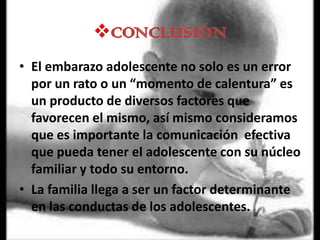 BIBLIOGRAFIAColeman, John. Psicología del adolescente, 4ª edición Madrid 2003Baldiz, Manuel hablando con adolescentes Madrid 2005Leman, Kevin, las chicas inteligentes no lo hacen … y los muchachos tampoco México, diana 1987Aguilar Medina, Ma Guadalupe adolescencia, espejo de la sociedad actual, Buenos Aires, Grupo editorial Luman 2002Fernández Moujan, Octavio, Abordaje Teórico del Adolescente, Buenos Aires, Nueva Visión 2002M. Rodríguez Rigual, Mesa redonda: Adolescencia - Necesidad de creación de unidades de adolescencia, AnPediatr 2003; 58: 104 - 106.  Why Gender Matters, Leonard Sax, M.D., Ph.D., 2005, Doubleday books, p. 128. See also comments made by Dr. Drew Pinsky on NPR's Fresh Air. http://www.scielosp.org/scielo.php?script=sci_arttext&pid=S0036-36341997000200008http://www.teenagepregnancyunit.gov.uk/