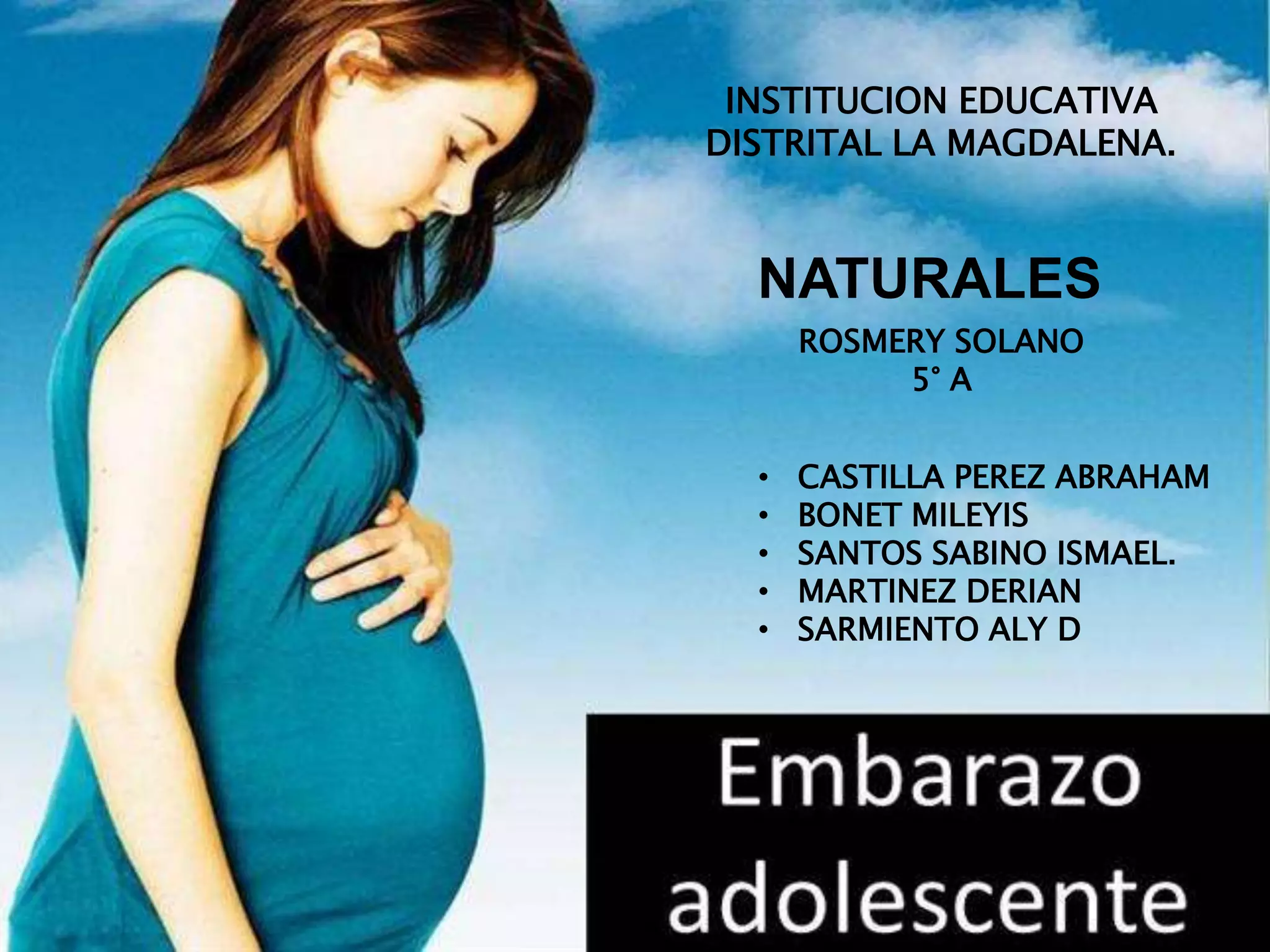 Embarazo en la adolescencia | PPTX