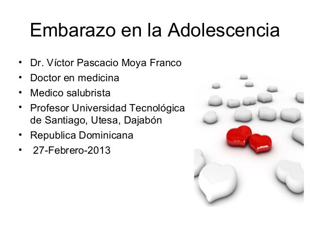 Embarazo En La Adolescenciaampliado Ppt