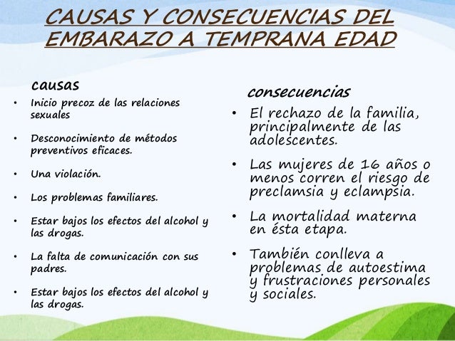 Embarazo En La Adolescencia