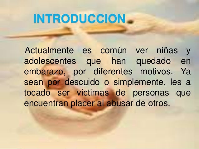 Embarazo en la adolescencia