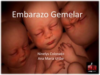 Embarazo Gemelar



     Ninelys Colorado
     Ana María Uribe
 