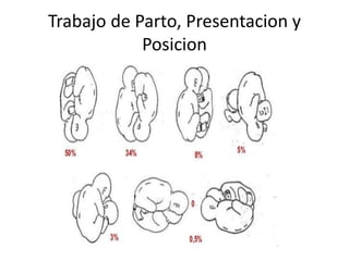Trabajo de Parto, Presentacion y
Posicion
 