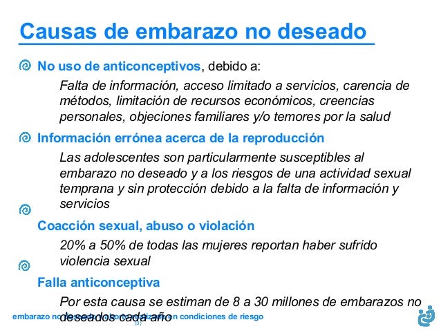 Embarazo No Deseado Y Abortoencondicionesderiesgos