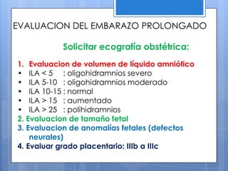 Ila Normal Embarazo postermino | PPTX