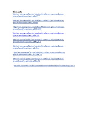 Bibliografia
http://www.monografias.com/trabajos48/embarazo-precoz/embarazo-
precoz2.shtml#objet#ixzz3gcIydZrY
http://www.monografias.com/trabajos48/embarazo-precoz/embarazo-
precoz2.shtml#objet#ixzz3gcIdtj6l
http://www.monografias.com/trabajos48/embarazo-precoz/embarazo-
precoz2.shtml#objet#ixzz3gcGNM600
http://www.monografias.com/trabajos48/embarazo-precoz/embarazo-
precoz2.shtml#objet#ixzz3gcFtefNd
http://www.monografias.com/trabajos48/embarazo-precoz/embarazo-
precoz2.shtml#objet#ixzz3gcDGQHin
http://www.monografias.com/trabajos48/embarazo-precoz/embarazo-
precoz2.shtml#objet#ixzz3gcCsGpgv
: http://www.monografias.com/trabajos48/embarazo-precoz/embarazo-
precoz2.shtml#objet#ixzz3gcCgMKTw
http://www.monografias.com/trabajos48/embarazo-precoz/embarazo-
precoz2.shtml#objet#ixzz3gc8hcvXb
: http://www.monografias.com/trabajos83/embarazoprecoz/embarazoprecoz.shtml#ixzz3gc1vETCo
 