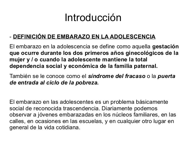 Embarazo precoz rd
