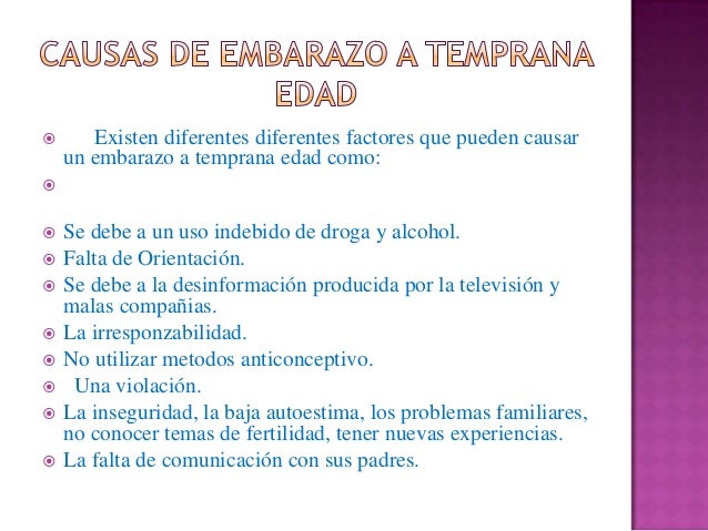 Embarazo Precoz Sandra